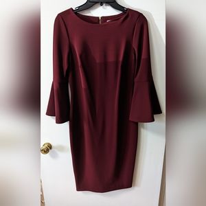 Calvin Klein dress with flutter sleeves
